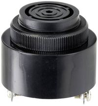 Produktbild: TRU COMPONENTS TC-10475808 Piezo-Signalgeber Ger&auml;usch-Entwicklung: 80 dB Spannung: 12 V/DC Dauerton 1 St.