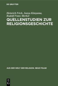 Produktbild: Quellenstudien zur Religionsgeschichte