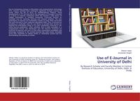 Produktbild: Use of E-Journal in University of Delhi