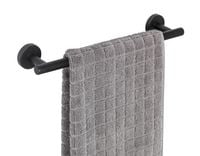 Produktbild: Badetuchstange Mod. Bosio Schwarz Matt, rostfrei, 40 cm