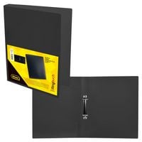 Produktbild: Idena Ringbuch PP 2 Ringe 35mm transluzent schwarz DIN A4