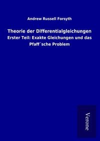 Produktbild: Theorie der Differentialgleichungen