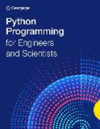 Produktbild: Python Programming for Engineers and Scientists