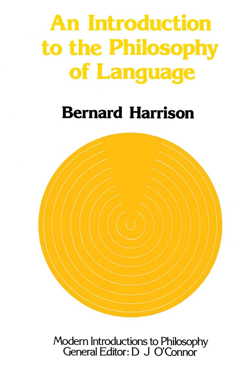 Produktbild: An Introduction to the Philosophy of Language