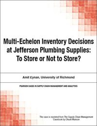 Produktbild: Multi-Echelon Inventory Decisions at Jefferson Plumbing Supplies