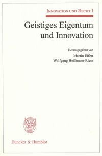 Produktbild: Innovation und Recht. 4 B&auml;nde.