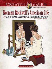 Produktbild: Creative Haven Norman Rockwell's American Life from The Saturday Evening Post Coloring Book