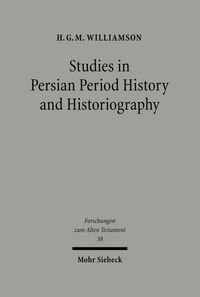 Produktbild: Studies in Persian Period History and Historiography