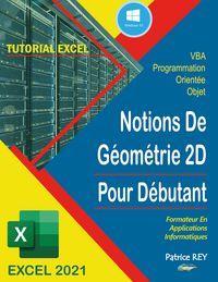 Produktbild: Notions de geometrie 2d avec excel 2021