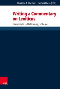 Produktbild: Writing a Commentary on Leviticus