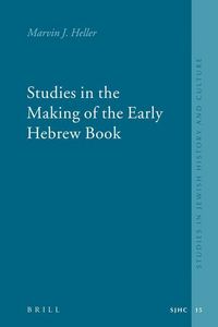 Produktbild: Studies in the Making of the Early Hebrew Book