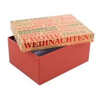 Produktbild: Idena Geschenkbox Frohe Weihnachten / Happy New Year 20x15x9cm