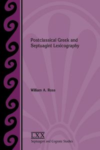Produktbild: Postclassical Greek and Septuagint Lexicography