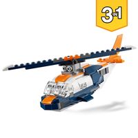 LEGO Creator 31126 3-in-1 Überschalljet, Hubschrauber, Boot, Spielzeug
