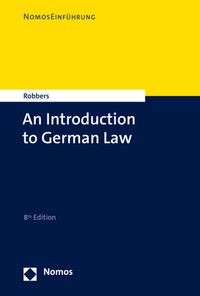 Produktbild: An Introduction to German Law