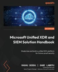 Produktbild: Microsoft Unified XDR and SIEM Solution Handbook