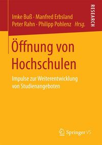 Produktbild: &Ouml;ffnung von Hochschulen