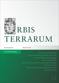 Bild vom Artikel Orbis Terrarum 15 (2017) vom Autor 