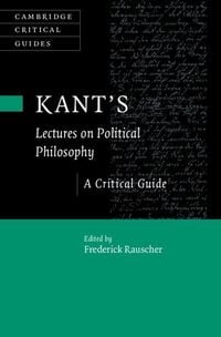 Produktbild: Kant's Lectures on Political Philosophy