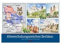 Produktbild: Abwechslungsreiches Serbien (Tischkalender 2027 DIN A5 quer), CALVENDO Monatskalender