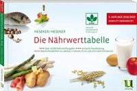 Produktbild: Heseker, H: N&auml;hrwerttabelle 2018/2019