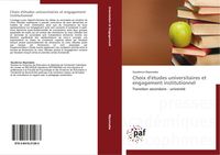 Produktbild: Choix d'&eacute;tudes universitaires et engagement institutionnel