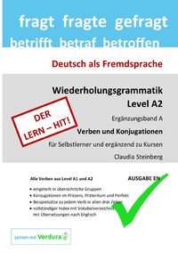 Produktbild: DaF - Wiederholungsgrammatik A2 / DaF - Wiederholungsgrammatik A2 - Erg&auml;nzungsband A - Verben und Konjugationen - Ausgabe EN