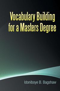 Produktbild: Vocabulary Building for a Masters Degree