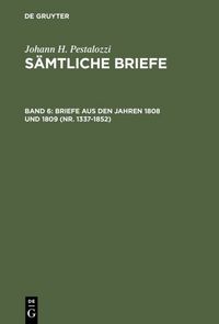 Produktbild: Briefe aus den Jahren 1808 und 1809 (Nr. 1337-1852)