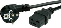 Produktbild: Value 19.99.1553 Strom Anschlusskabel Schwarz 3.00m