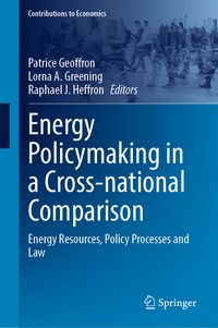 Produktbild: Energy Policymaking in a Cross-national Comparison