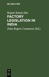 Produktbild: Factory legislation in India