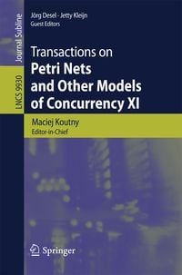 Produktbild: Transactions on Petri Nets and Other Models of Concurrency XI