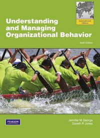 Produktbild: Jones, G: Understanding and Managing Organizational Behavior