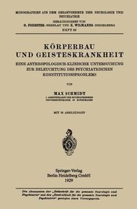 Produktbild: K&ouml;rperbau und Geisteskrankheit