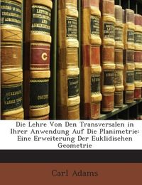 Produktbild: Adams, C: Ger-Lehre von den Transversale