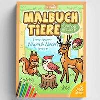 Produktbild: Malbuch Tiere f&uuml;r Kinder ab 2 Jahren