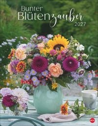 Produktbild: Bunter Bl&uuml;tenzauber Posterkalender 2027