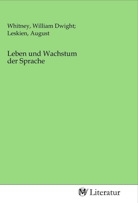 Produktbild: Leben und Wachstum der Sprache