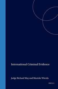 Produktbild: International Criminal Evidence