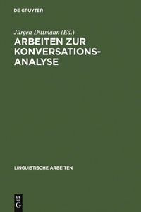 Produktbild: Arbeiten zur Konversationsanalyse