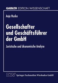 Produktbild: Gesellschafter und Gesch&auml;ftsf&uuml;hrer der GmbH