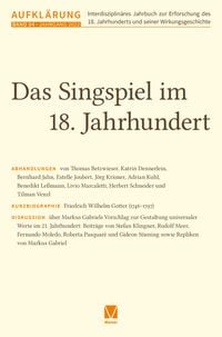 Produktbild: Aufkl&auml;rung 34: Das Singspiel im 18. Jahrhundert