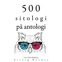 Produktbild: 500 sitater av antologier
