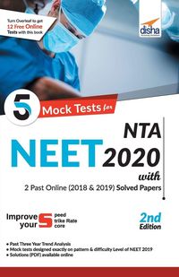 Produktbild: 5 Mock Tests for NTA NEET 2020 with 2018 & 2019 Question Papers - 2nd Edition