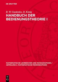 Produktbild: Handbuch der Bedienungstheorie I