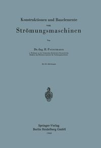 Produktbild: Konstruktionen und Bauelemente von Str&ouml;mungsmaschinen