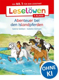 Produktbild: Lesel&ouml;wen 1. Klasse - Abenteuer bei den Islandpferden