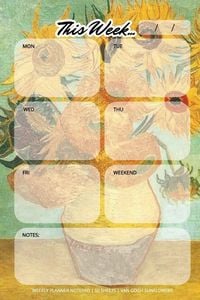 Produktbild: Weekly Planner Notepad