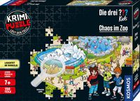 Produktbild: Krimipuzzle Die drei ??? Kids 150 Teile / Chaos im Zoo